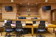 stock photo - vancouver courtroom