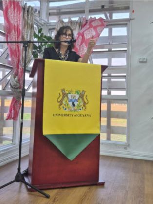 Chief Judge standing at podium